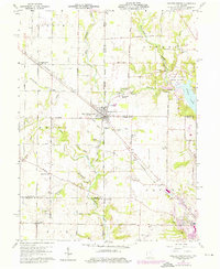 College Corner 1960 topographic map thumbnail