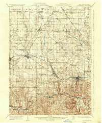 Columbiana 1909 topographic map preview
