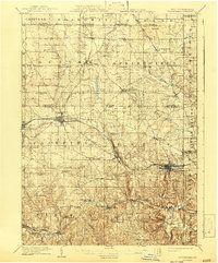 Columbiana 1909 topographic map thumbnail