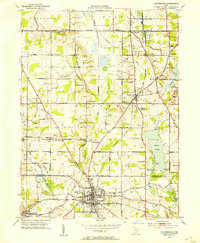 Columbiana 1951 topographic map thumbnail