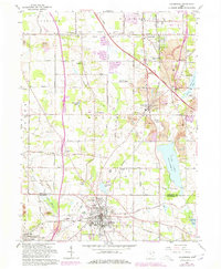 Columbiana 1962 topographic map thumbnail