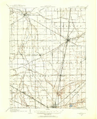 Columbus Grove 1906 topographic map thumbnail