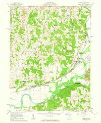 Conesville 1962 topographic map thumbnail