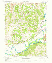 Conesville 1962 topographic map thumbnail