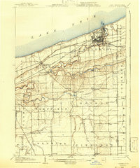 Conneaut 1906 topographic map thumbnail