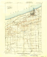 Conneaut 1906 topographic map thumbnail