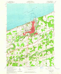 Conneaut 1960 topographic map thumbnail