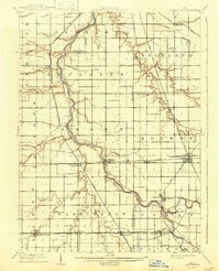 Continental 1909 topographic map thumbnail