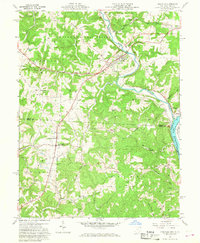 Coolville 1960 topographic map thumbnail