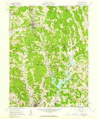 Corning 1961 topographic map thumbnail