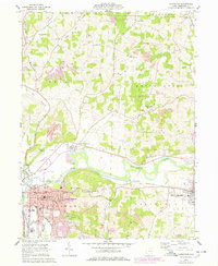 Coshocton 1961 topographic map thumbnail