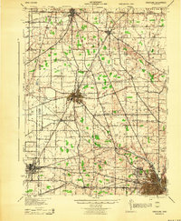 Crestline 1943 topographic map thumbnail