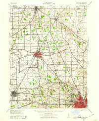 Crestline 1943 topographic map thumbnail