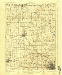 Crestline 1915 topographic map thumbnail