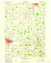 Crestline 1960 topographic map thumbnail