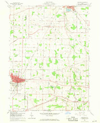 Crestline 1960 topographic map thumbnail