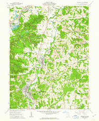 Crooksville 1961 topographic map thumbnail