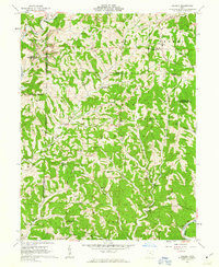 Dalzell 1961 topographic map preview