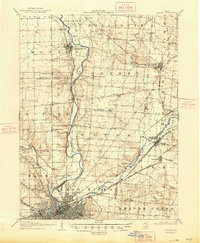 Dayton 1906 topographic map thumbnail