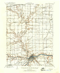 Defiance 1907 topographic map thumbnail