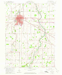 Delphos 1960 topographic map preview