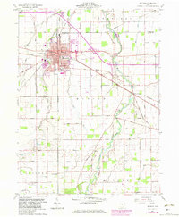 Delphos 1960 topographic map preview