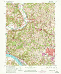 Addyston 1960 topographic map preview
