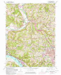 Addyston 1960 topographic map preview