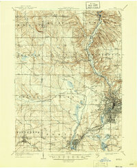 Akron 1905 topographic map thumbnail