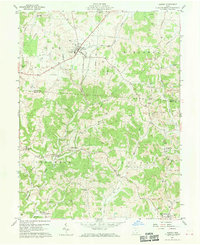 Albany 1960 topographic map thumbnail
