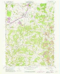 Albany 1960 topographic map preview