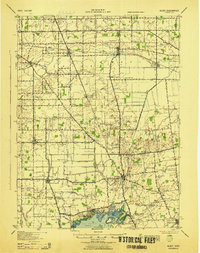 Alger 1943 topographic map preview