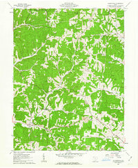 Allensville 1961 topographic map thumbnail