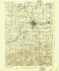 Alliance 1909 topographic map thumbnail