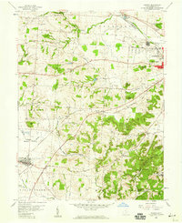 Amanda 1958 topographic map thumbnail