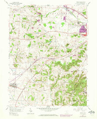 Amanda 1958 topographic map thumbnail