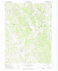 Amesville 1960 topographic map thumbnail