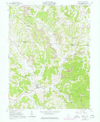 Amesville 1960 topographic map thumbnail