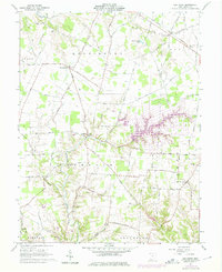 Ash Ridge 1961 topographic map thumbnail