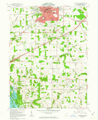 Ashland South 1961 topographic map thumbnail