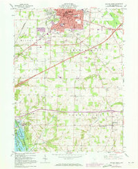 Ashland South 1961 topographic map thumbnail