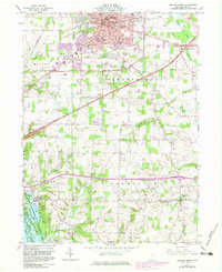 Ashland South 1961 topographic map thumbnail