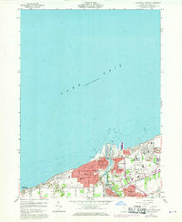 Ashtabula North 1960 topographic map thumbnail