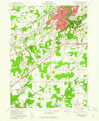 Ashtabula South 1960 topographic map thumbnail
