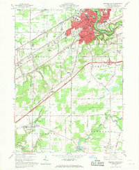 Ashtabula South 1960 topographic map thumbnail