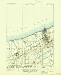 Ashtabula 1905 topographic map thumbnail