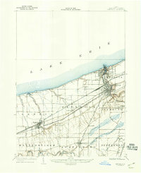Ashtabula 1905 topographic map thumbnail