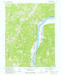 Athalia 1968 topographic map thumbnail