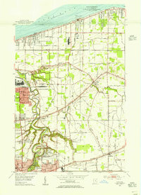 Avon 1953 topographic map preview