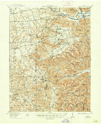 Bainbridge 1917 topographic map thumbnail
